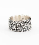 Silber Ring Korallenstruktur Gr. 61