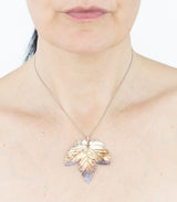 Silber Anhänger Ahornblatt