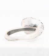 Silber Ring Korallenstruktur Gr. 55