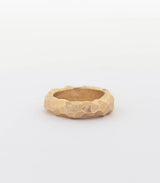 Bronze Ring breit facettiert Gr. 52