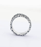 Silber Ring Korallenstruktur Gr. 52