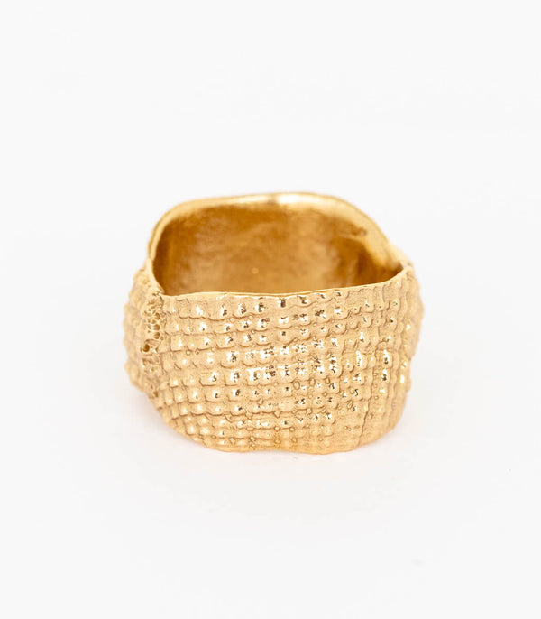 Bronze Ring Muschel Gr.56