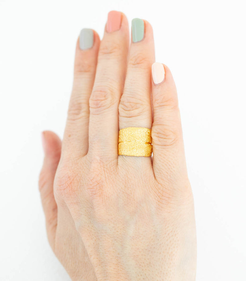 Gold Ring Salbei Gr. 55