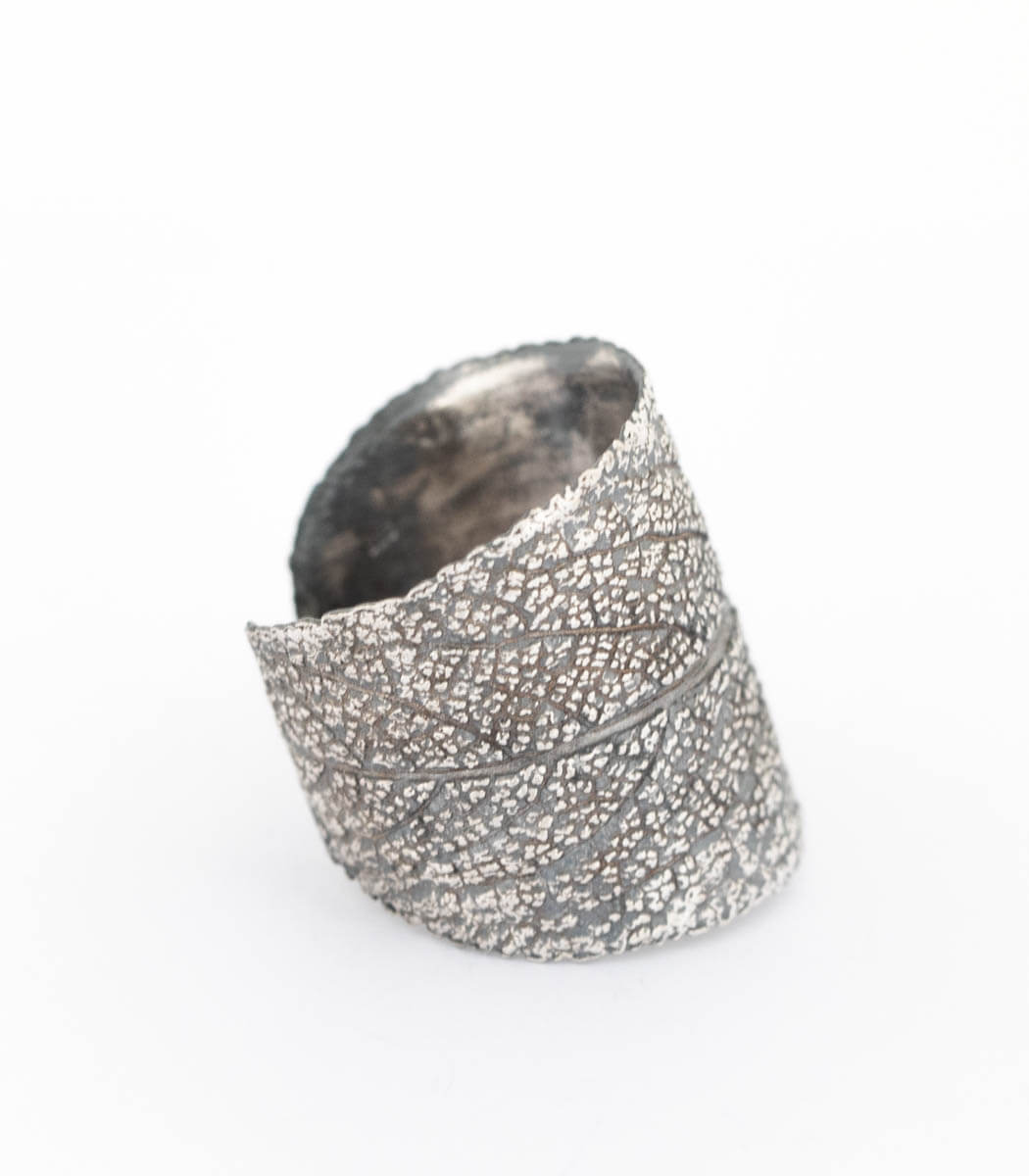 Silber Ring Salbei Gr.54