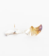 Silber Ohrstecker Ginkgoblatt