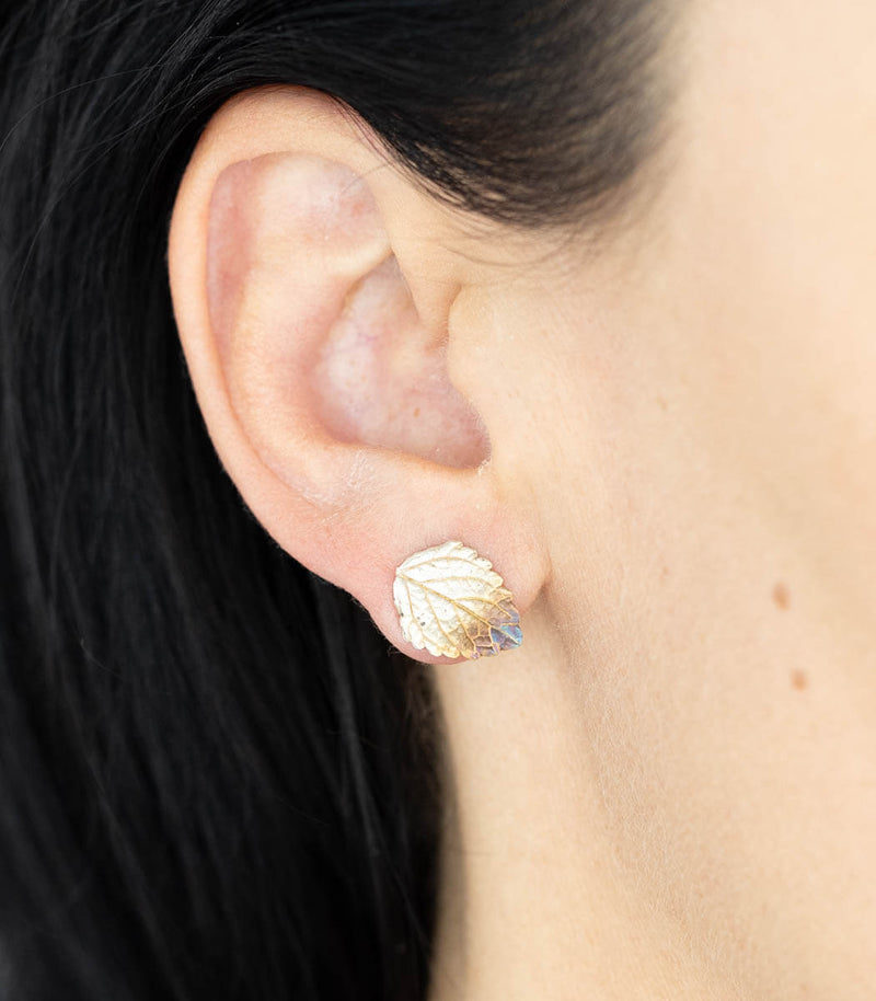 Silber Ohrstecker Melisse