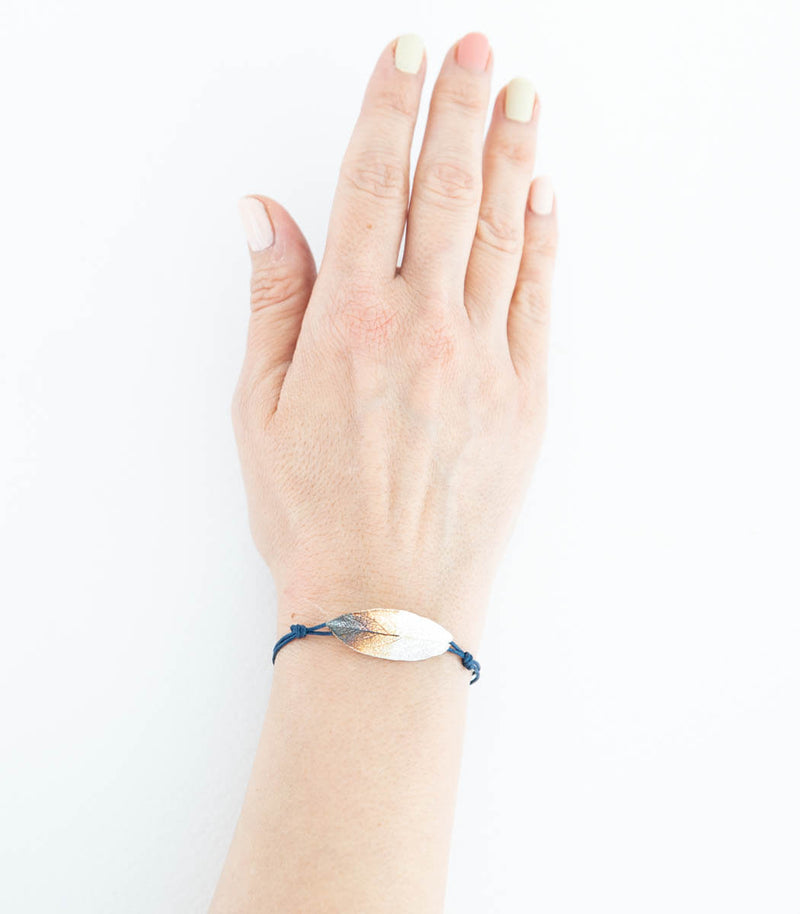 Silber Armband Salbeiblatt