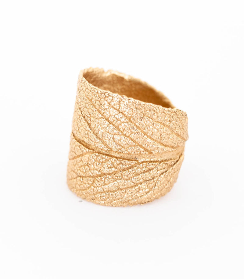 Bronze Ring Salbei Gr. 48