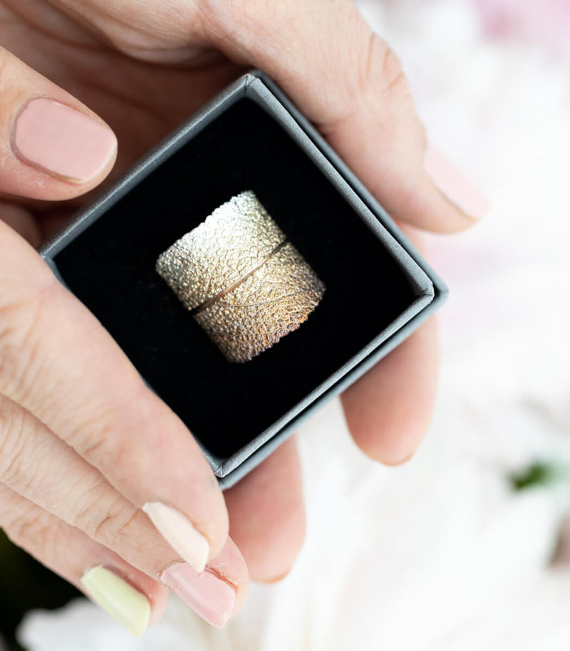 Silber Ring Salbei Gr. 60