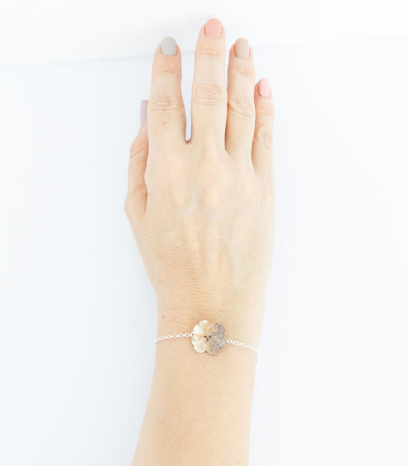 Silber Armband Glücksklee