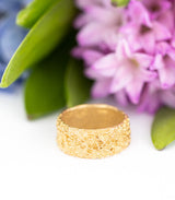 Bronze Ring Korallenstruktur Gr. 63