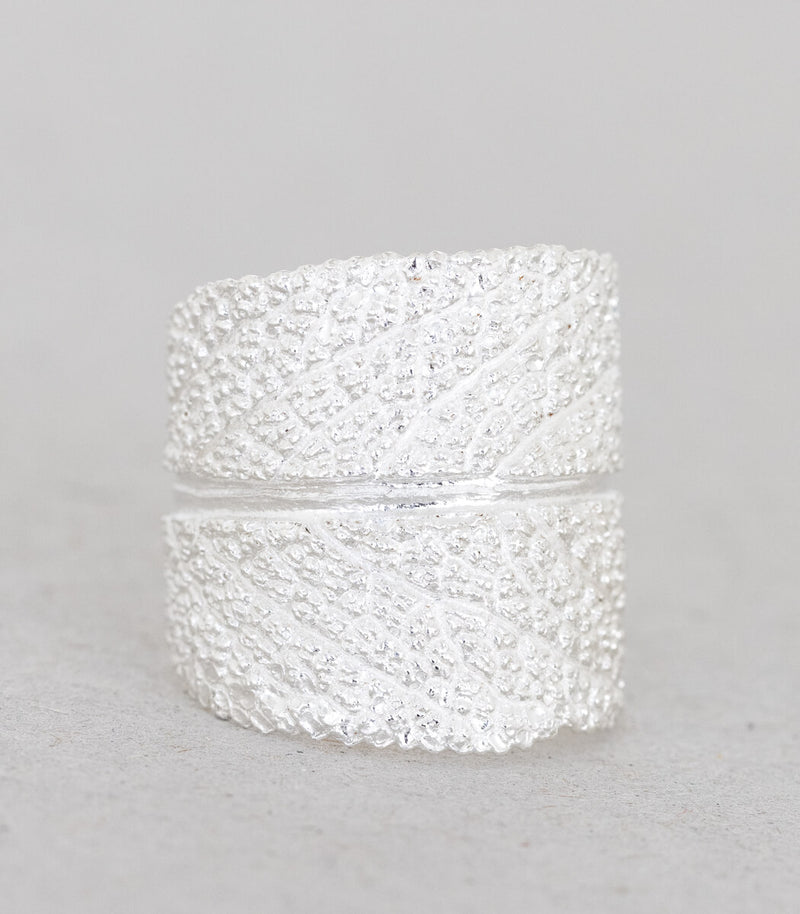 Silber Ring Salbei Gr.60