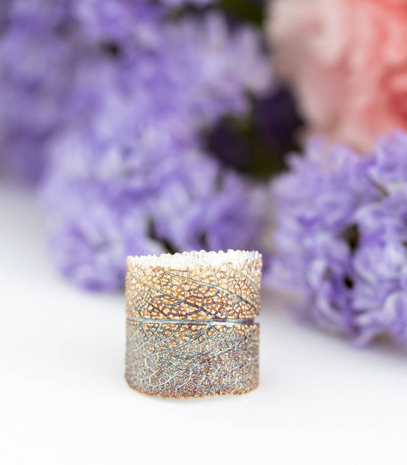 Silber Ring Salbei Gr.58