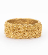 Bronze Ring Korallenstruktur Gr. 63