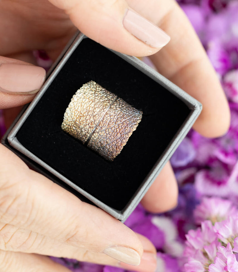 Silber Ring Salbei Gr. 59