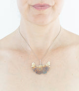 Silber Anhänger Ginkgoblatt