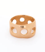 Bronze Ring Lochgestein Gr. 54
