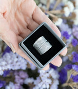 Silber Ring Salbei Gr. 62