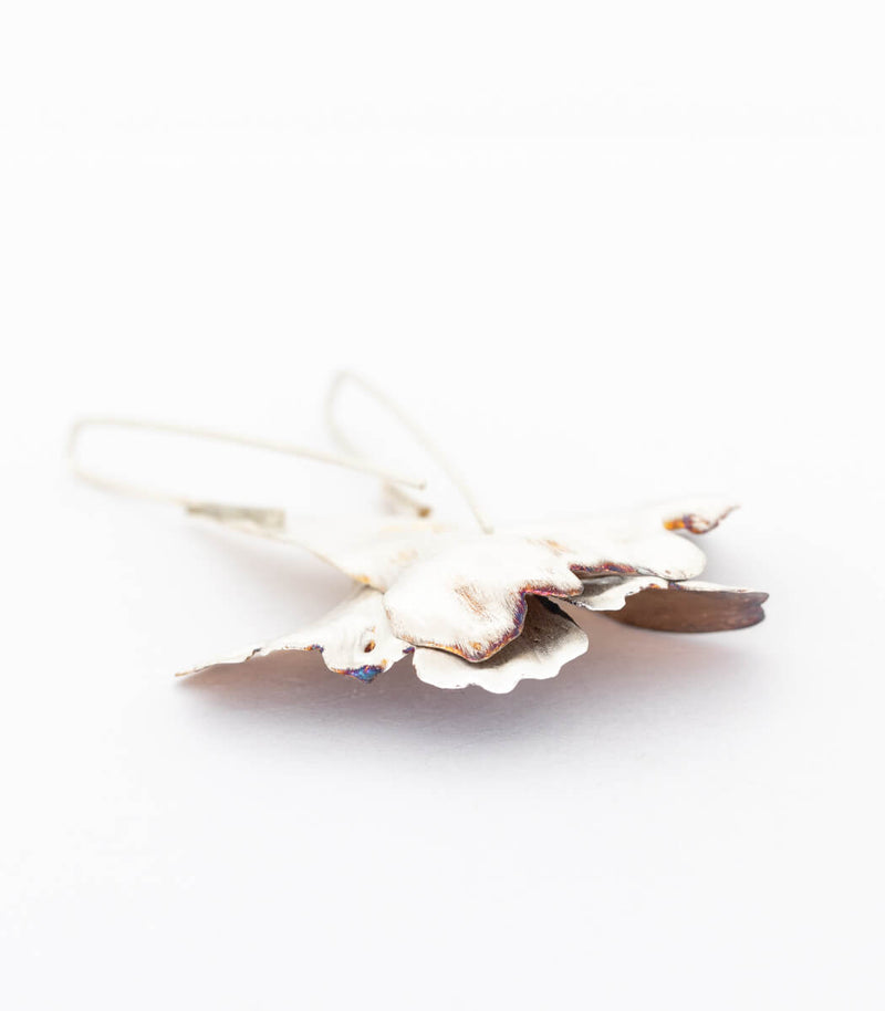 Silber Ohrhänger Ginkgoblatt