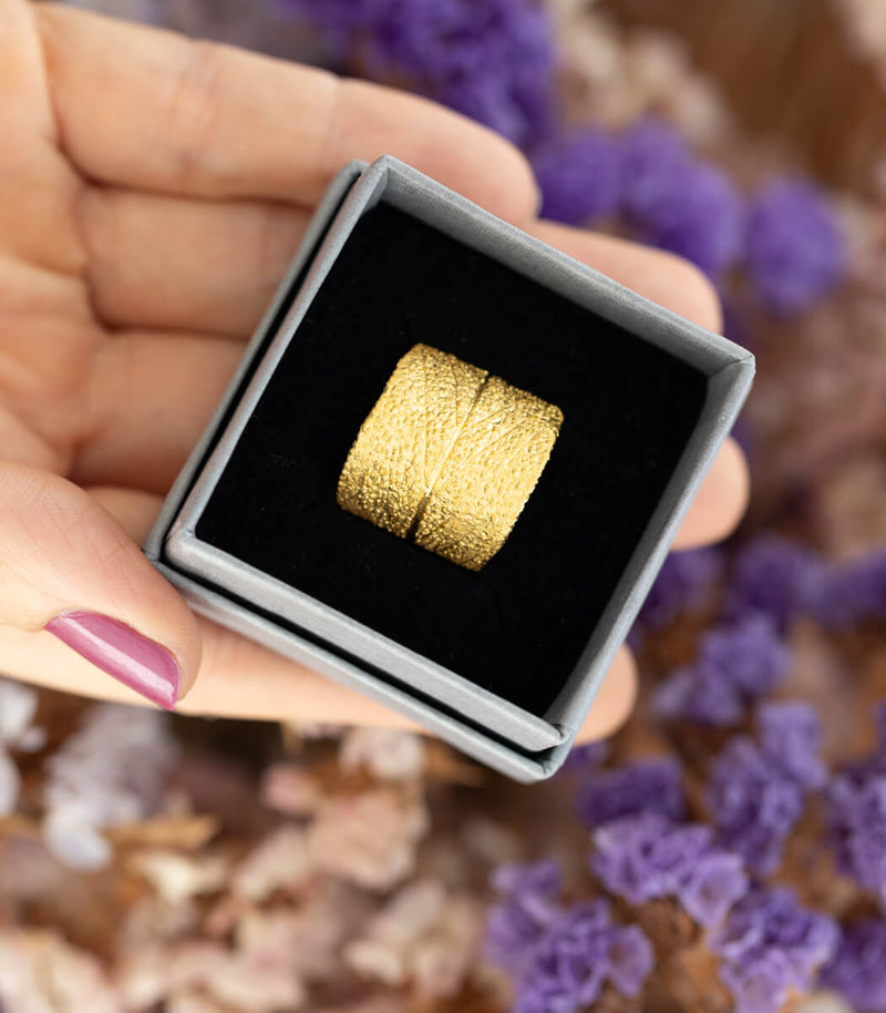 Gold Ring Salbei Gr. 59