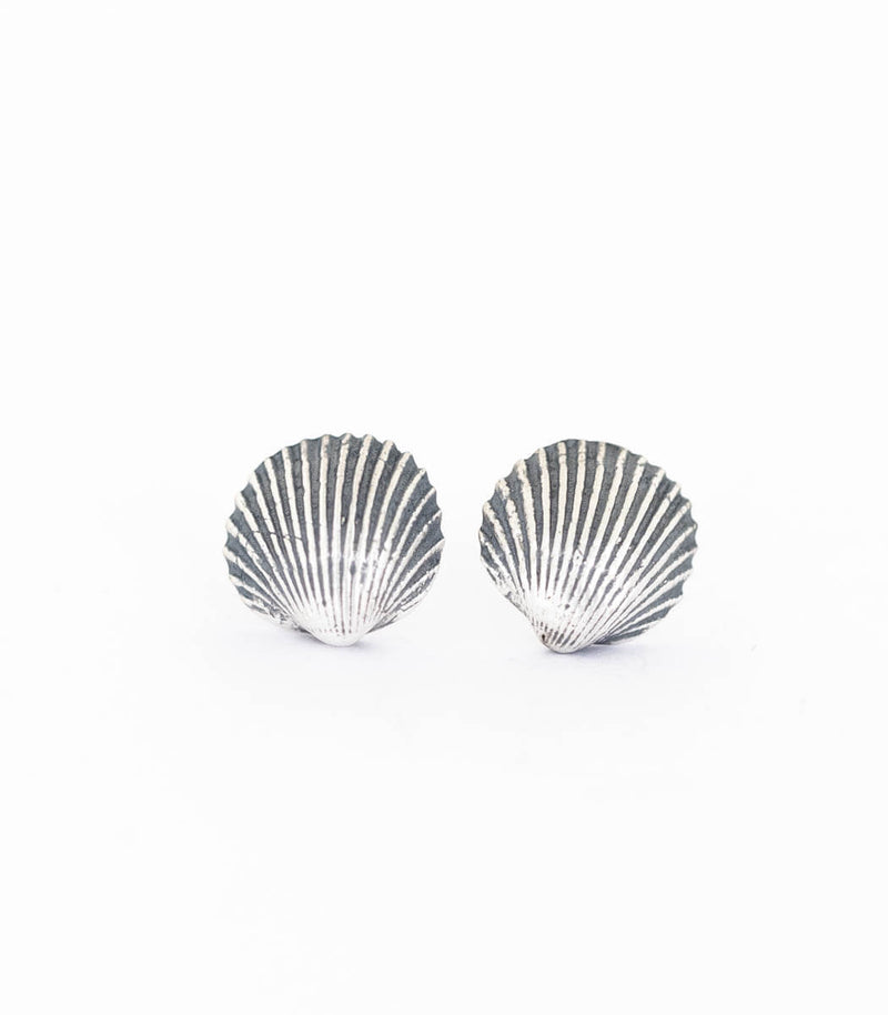 Silber Ohrstecker Muschel
