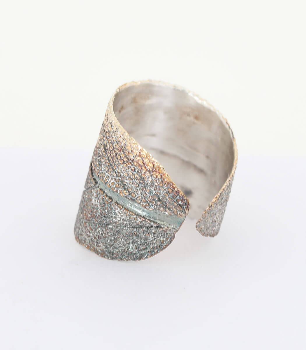 Silber Ring Salbei Gr.60