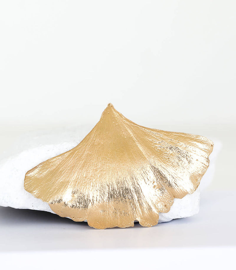 Bronze Anhänger Ginkgoblatt