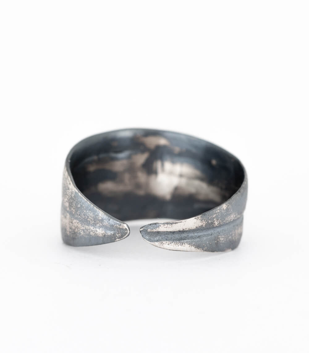 Silber Ring Olive Gr. 59