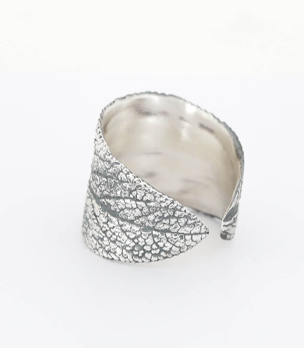 Silber Ring Salbei Gr. 56