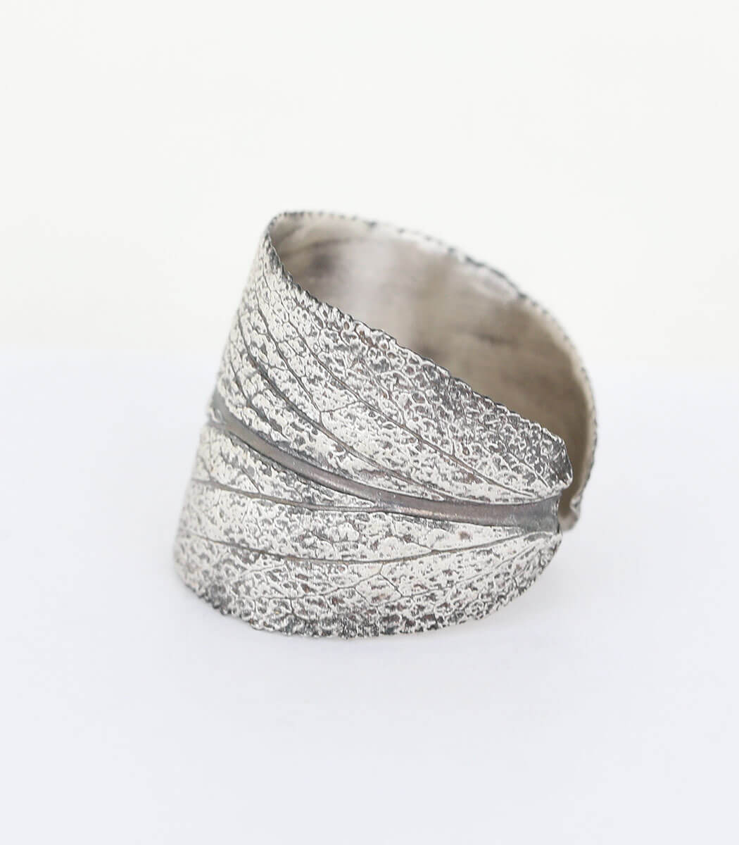 Silber Ring Salbei Gr. 61