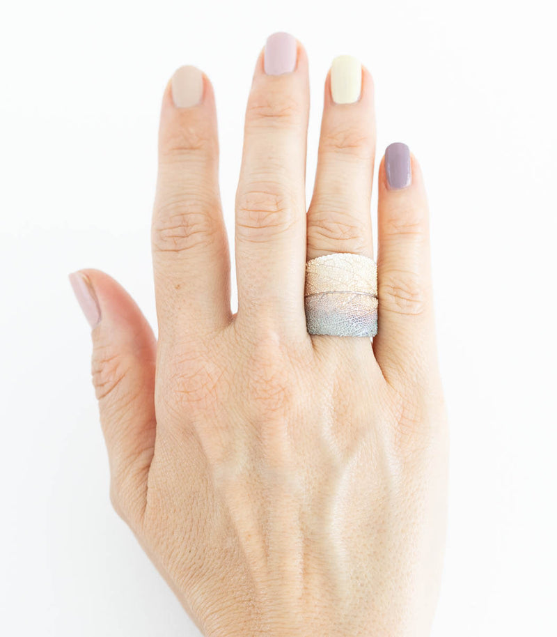Silber Ring Salbei Gr.60