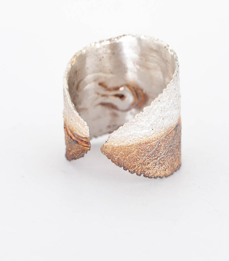 Silber Ring Salbei Gr.54