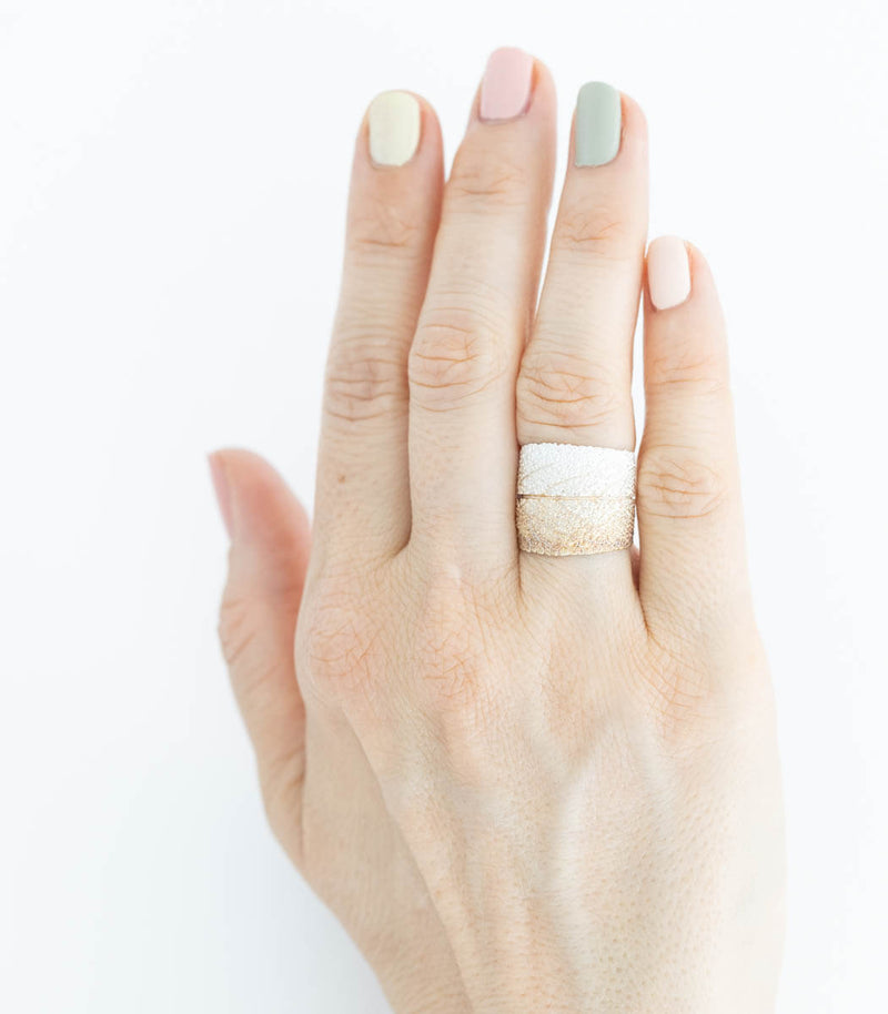 Silber Ring Salbei Gr.55