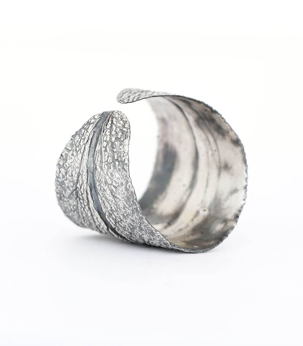 Silber Ring Salbei Gr.60