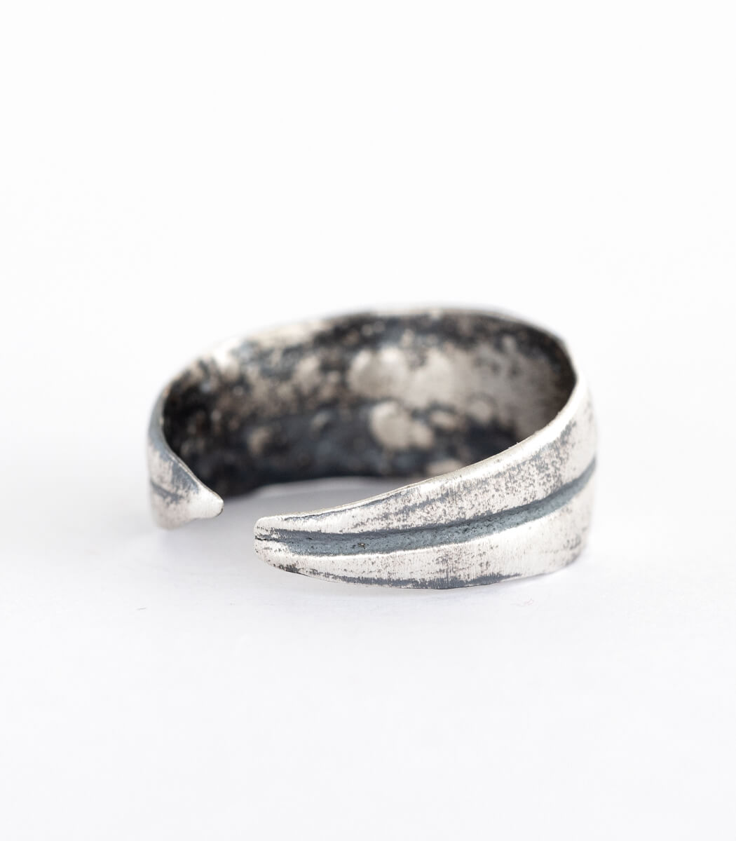 Silber Ring Olive Gr. 57