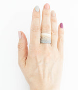 Silber Ring Salbei Gr.62