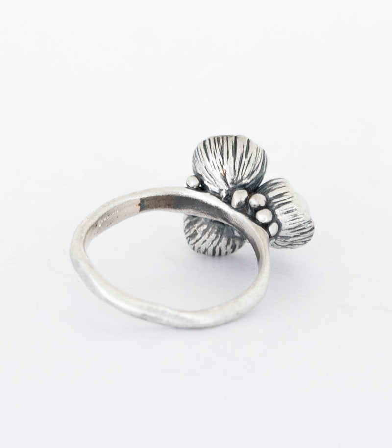 Silber Ring Blütenkelch Gr. 51