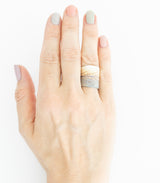 Silber Ring Salbei Gr. 60