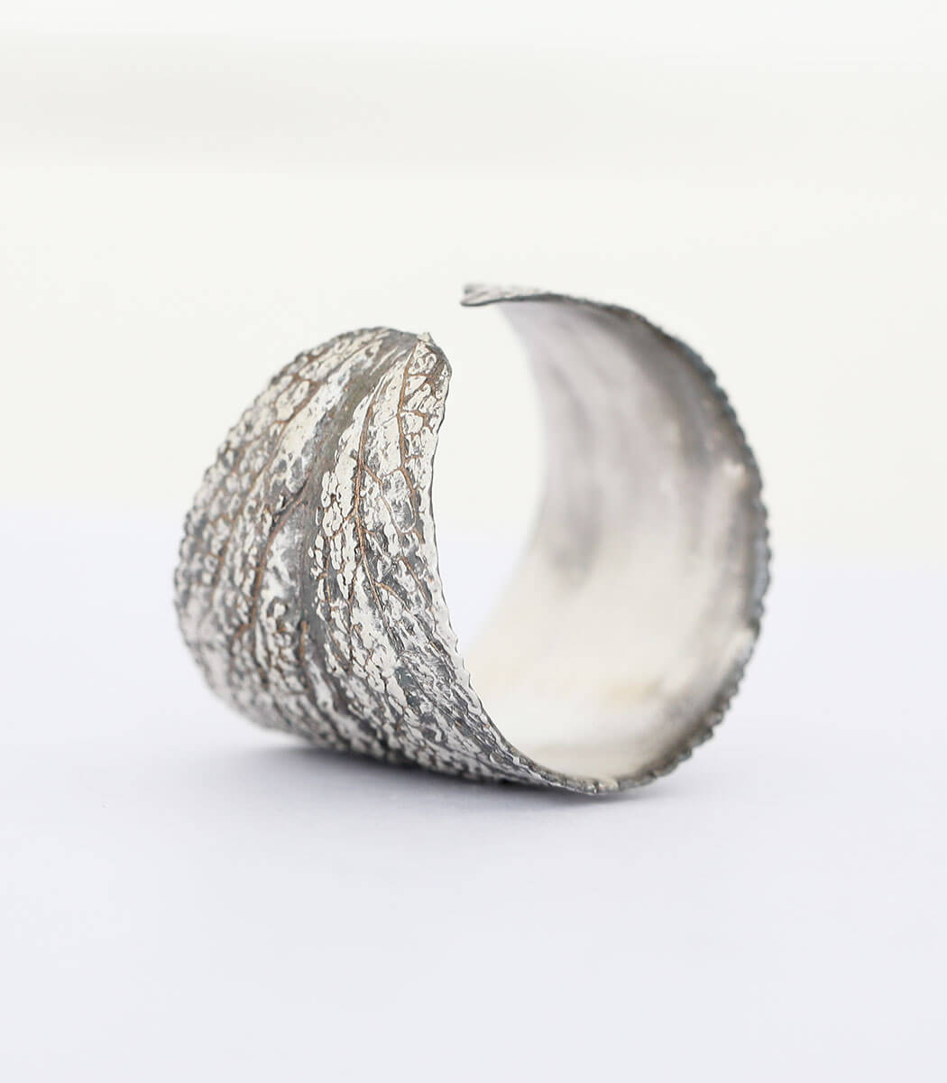 Silber Ring Salbei Gr. 54