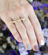 Bronze Ring Getreideähre Gr. 52