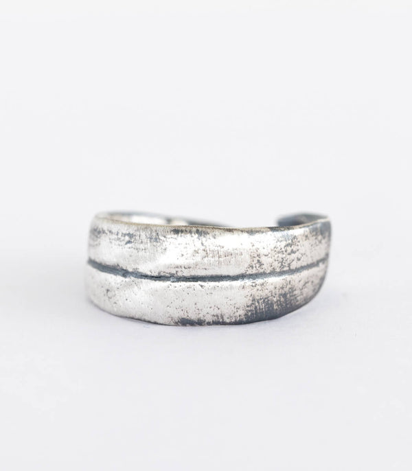 Silber Ring Olive Gr. 55
