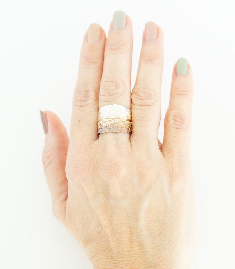 Silber Ring Salbei Gr. 62