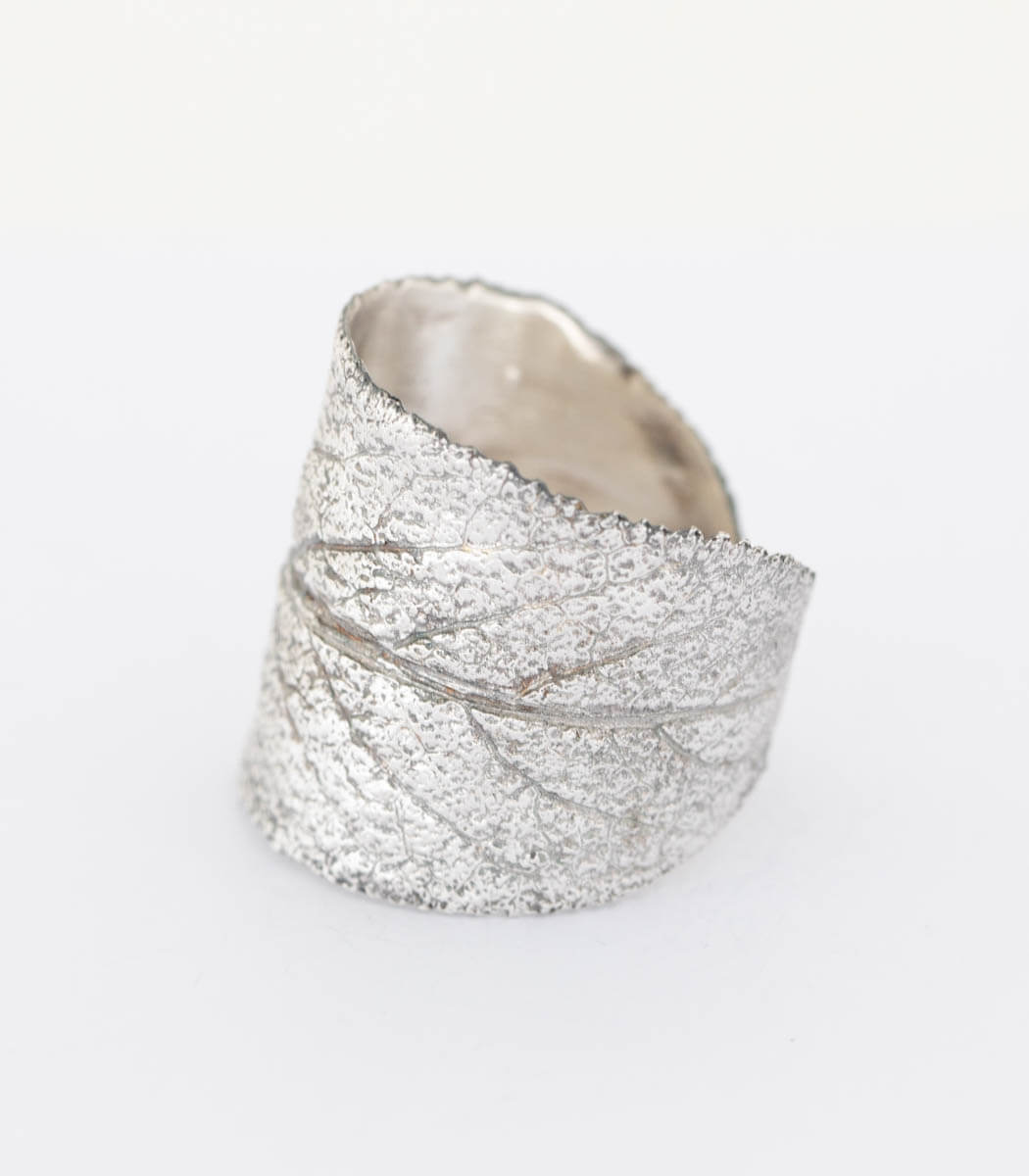 Silber Ring Salbei Gr.62