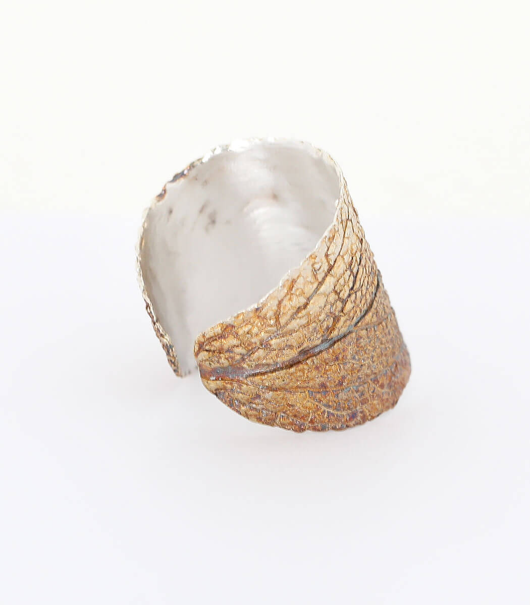 Silber Ring Salbei Gr.54