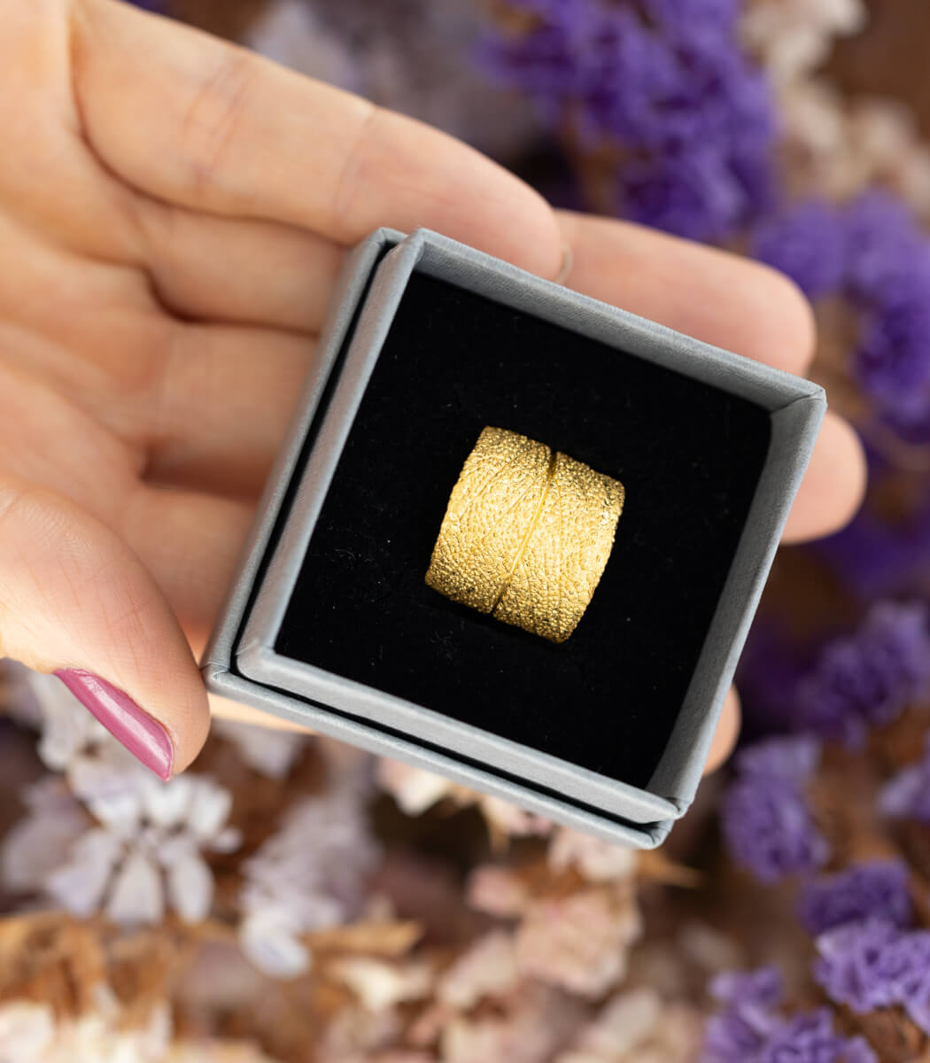 Gold Ring Salbei Gr. 53