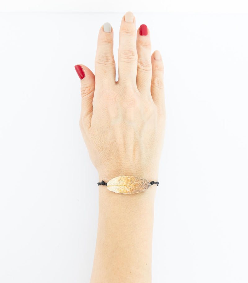 Silber Armband Salbeiblatt