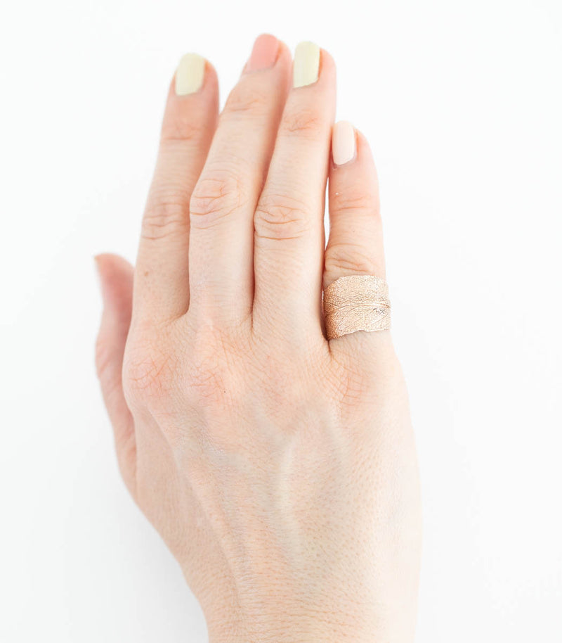 Bronze Ring Salbei Gr. 52