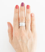 Silber Ring Olive Gr. 59