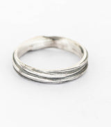 Silber Ring Gras Gr. 55
