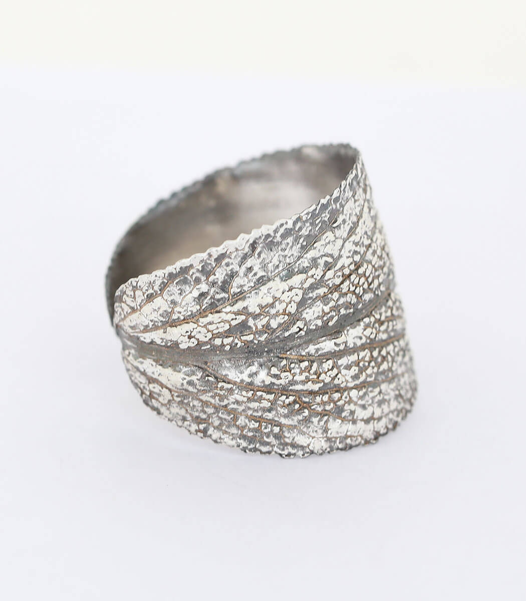 Silber Ring Salbei Gr. 54